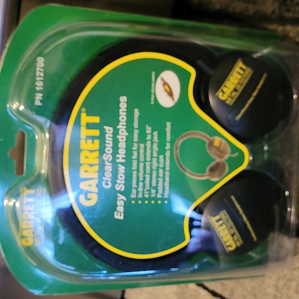 Garrett Clear sound Metal Detectors Headphones